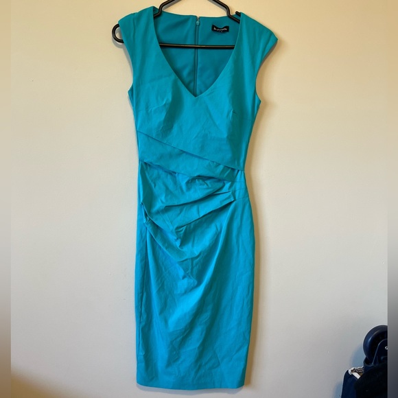 Le Chateau Ruched Sheath Dress - Picture 2 of 7